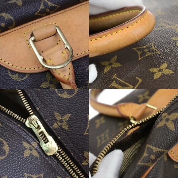 AUTHENTICITY GUARANTEED LOUIS VUITTON LV Logo Deauville Hand Bag Monogram - Picture 14 of 15